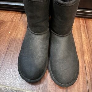 UGG Black Leather Boots
